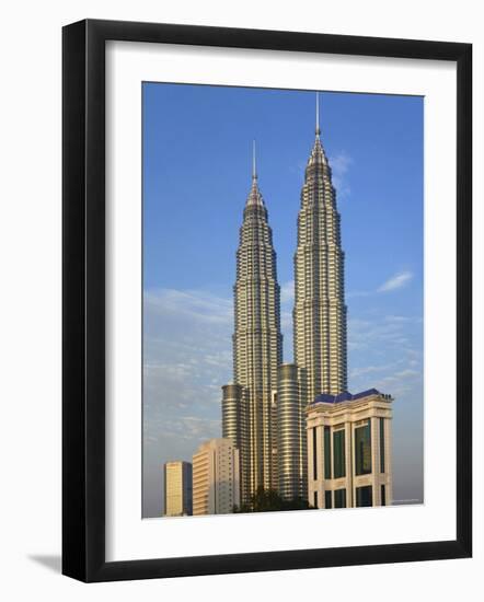 Petronas Twin Towers, Kuala Lumpur, Malaysia-Demetrio Carrasco-Framed Photographic Print