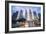 Petronas Twin Towers light display at night, Kuala Lumpur, Malaysia, Southeast Asia, Asia-Matthew Williams-Ellis-Framed Photographic Print