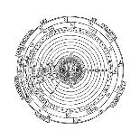 Diagram Showing Geocentric System of Universe, 1539-Petrus Apianus-Premium Giclee Print