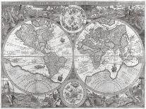 World Map-Petrus Plancius-Mounted Art Print