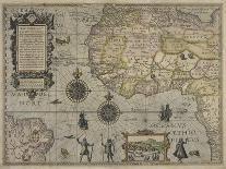 Map of Africa and Brazil, Amsterdam, ca. 1595-Petrus Plancius-Giclee Print
