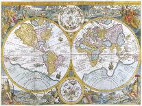 World Map-Petrus Plancius-Mounted Art Print