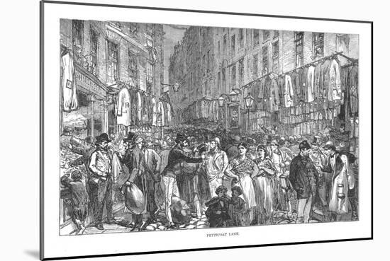 Petticoat Lane, 1878-Walter Thornbury-Mounted Giclee Print