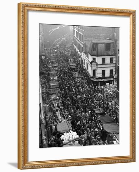 Petticoat Lane 1948-George Greenwell-Framed Photographic Print