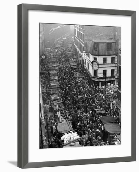 Petticoat Lane 1948-George Greenwell-Framed Photographic Print