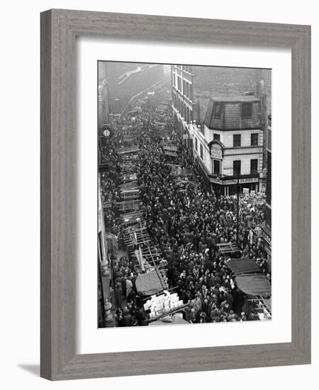 Petticoat Lane 1948-George Greenwell-Framed Photographic Print