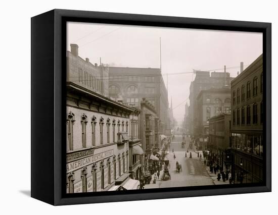 Petticoat Lane, Kansas City, Mo.-null-Framed Stretched Canvas