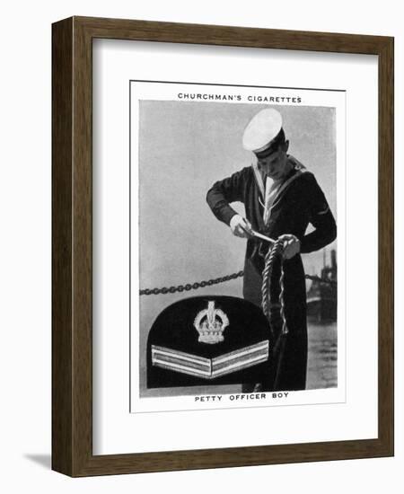 Petty Officer Boy, 1937-WA & AC Churchman-Framed Giclee Print