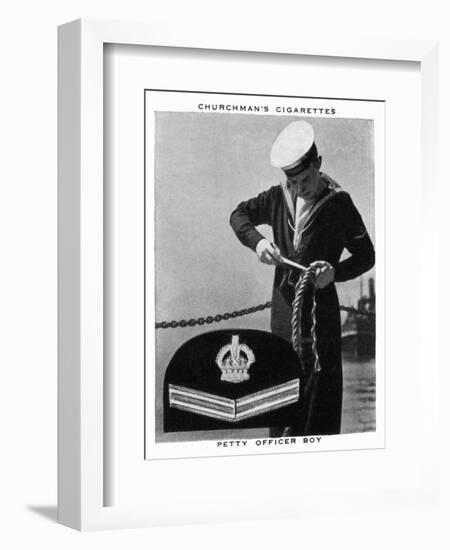 Petty Officer Boy, 1937-WA & AC Churchman-Framed Giclee Print