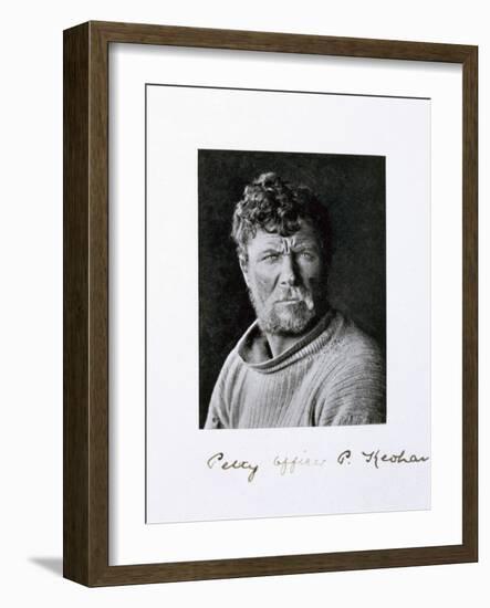 Petty Officer Patrick Keohane, a member of Captain Scott's Antarctic expedition, 1910-1913-Herbert Ponting-Framed Photographic Print