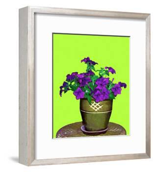 Petunia in Pot-Rich LaPenna-Framed Giclee Print