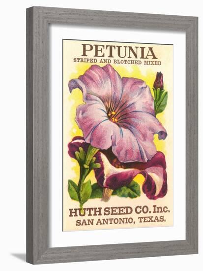 Petunia Seed Packet-null-Framed Premium Giclee Print