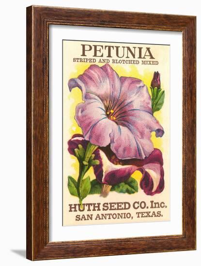 Petunia Seed Packet-null-Framed Premium Giclee Print