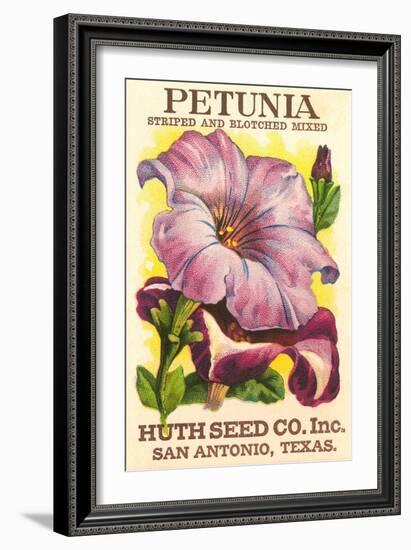 Petunia Seed Packet-null-Framed Premium Giclee Print