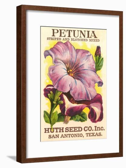 Petunia Seed Packet-null-Framed Art Print