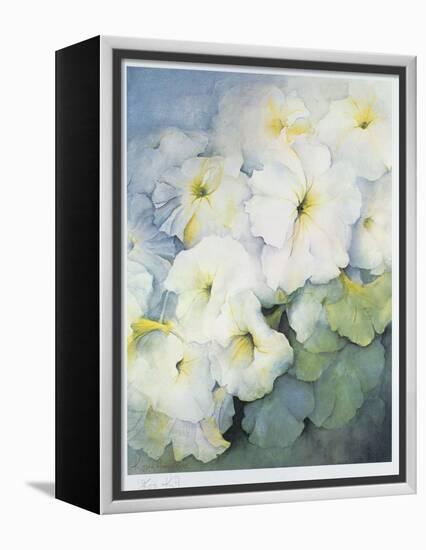 Petunia Snowball-Karen Armitage-Framed Premier Image Canvas