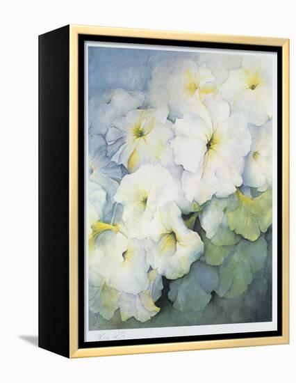 Petunia Snowball-Karen Armitage-Framed Premier Image Canvas