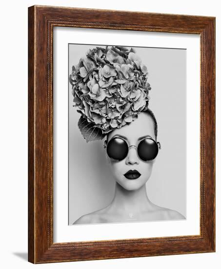 Petunia-Haute Couture-Framed Art Print