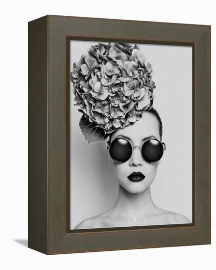 Petunia-Haute Couture-Framed Stretched Canvas