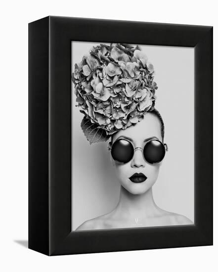 Petunia-Haute Couture-Framed Stretched Canvas