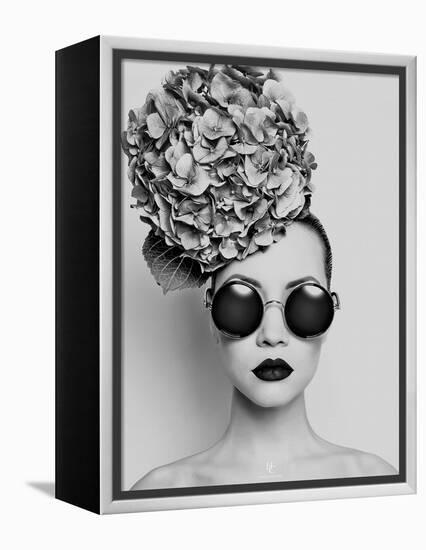 Petunia-Haute Couture-Framed Stretched Canvas