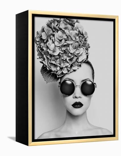 Petunia-Haute Couture-Framed Stretched Canvas