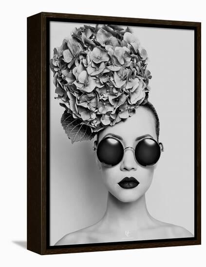 Petunia-Haute Couture-Framed Stretched Canvas