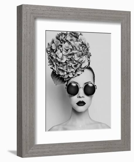 Petunia-Haute Couture-Framed Art Print