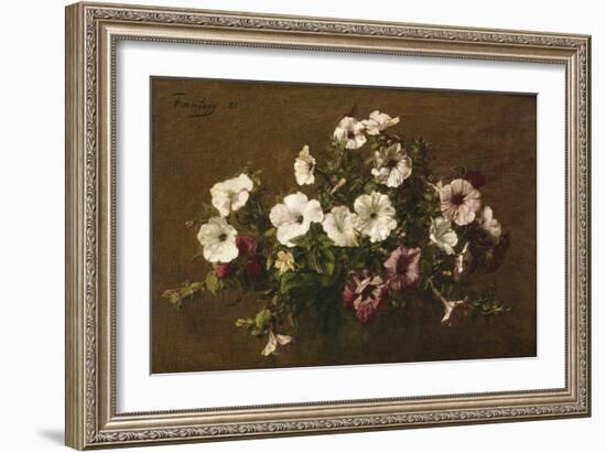 Petunias, 1881-Henri Fantin-Latour-Framed Giclee Print