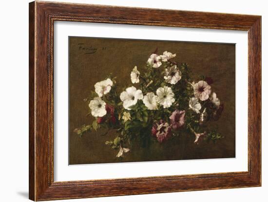 Petunias, 1881-Henri Fantin-Latour-Framed Giclee Print