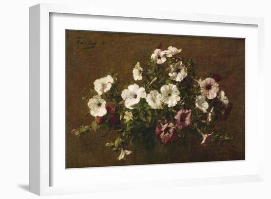 Petunias, 1881-Henri Fantin-Latour-Framed Giclee Print