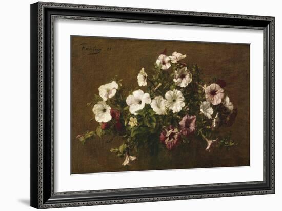 Petunias, 1881-Henri Fantin-Latour-Framed Giclee Print