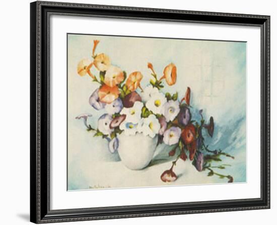 Petunias-Mabel Julian-Framed Art Print