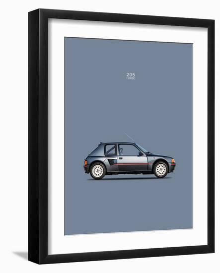 Peugeot 205 Turbo 1984-Mark Rogan-Framed Art Print
