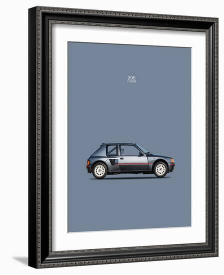 Peugeot 205 Turbo 1984-Mark Rogan-Framed Art Print