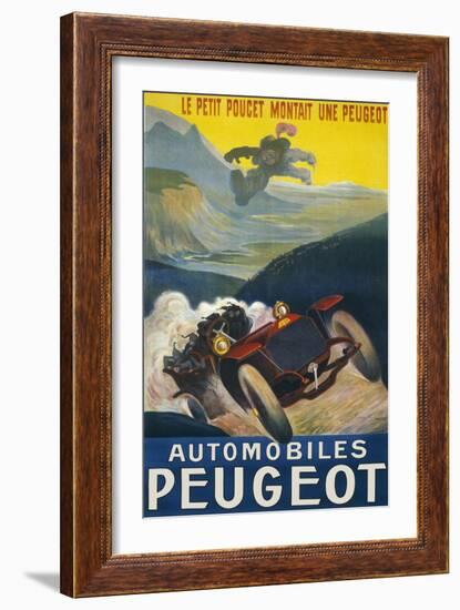 Peugeot Advertisement-null-Framed Art Print