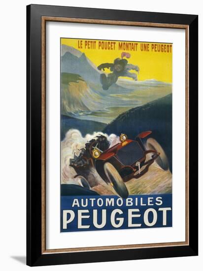 Peugeot Advertisement-null-Framed Art Print