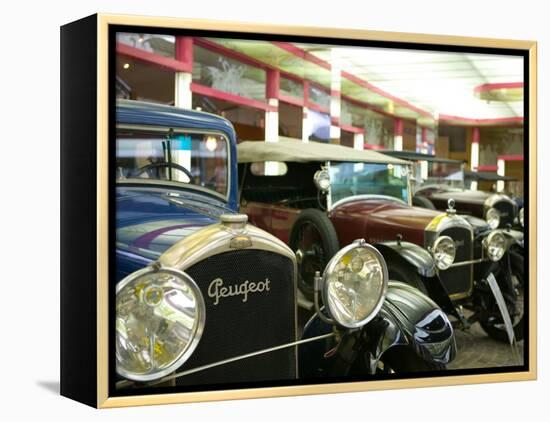 Peugeot Car Museum, Montbeliard, Sochaux, Jura, Doubs, France-Walter Bibikow-Framed Premier Image Canvas