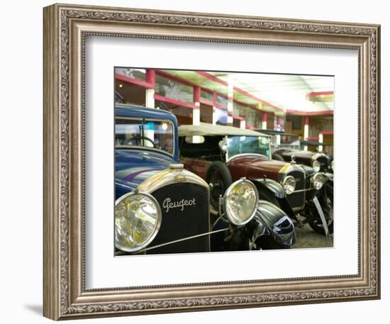 Peugeot Car Museum, Montbeliard, Sochaux, Jura, Doubs, France-Walter Bibikow-Framed Photographic Print