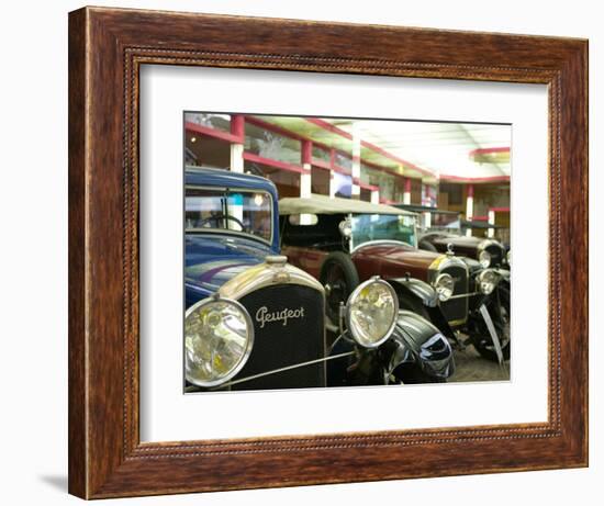 Peugeot Car Museum, Montbeliard, Sochaux, Jura, Doubs, France-Walter Bibikow-Framed Photographic Print