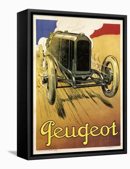 Peugeot Vint Car 1919-null-Framed Premier Image Canvas