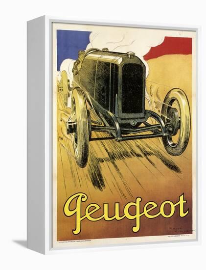 Peugeot Vint Car 1919-null-Framed Premier Image Canvas