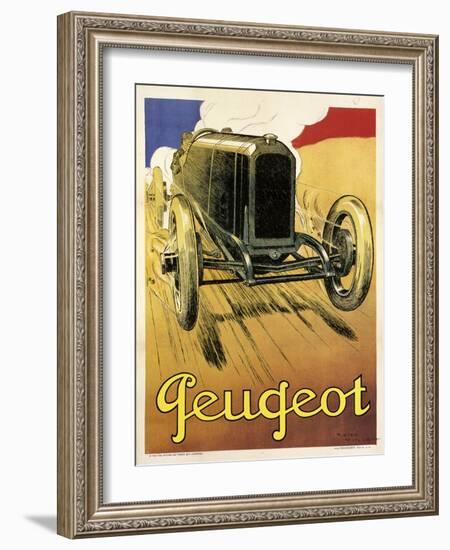 Peugeot Vint Car 1919-null-Framed Giclee Print