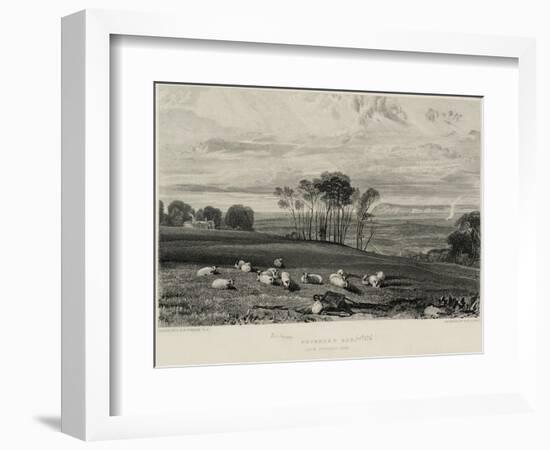 Pevensey Bay, from Crowhurst Park-J. M. W. Turner-Framed Giclee Print