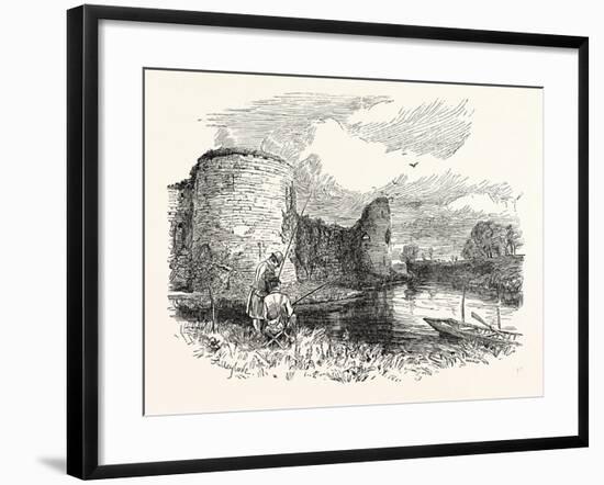 Pevensey Castle-null-Framed Giclee Print