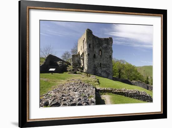 Peveril Castle, Castleton, Derbyshire-Peter Thompson-Framed Photographic Print