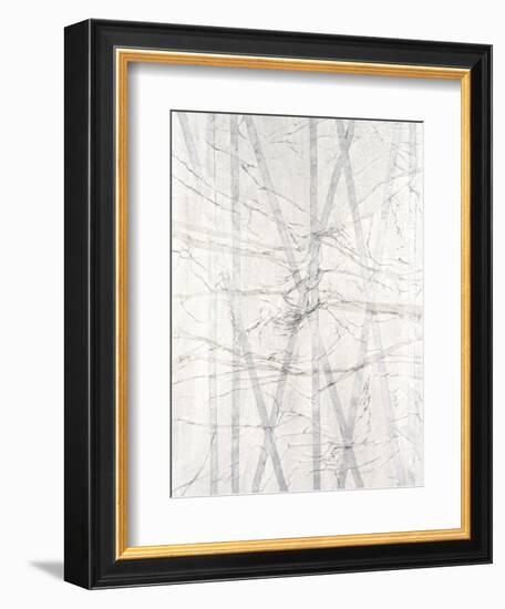 Pewter Forrest II-Vanna Lam-Framed Art Print