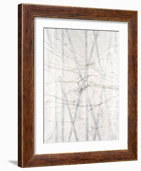 Pewter Forrest II-Vanna Lam-Framed Art Print