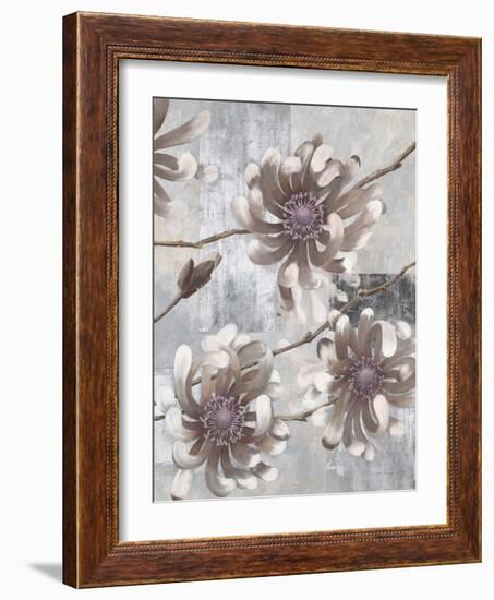 Pewter Petals 1-Jurgen Gottschlag-Framed Art Print