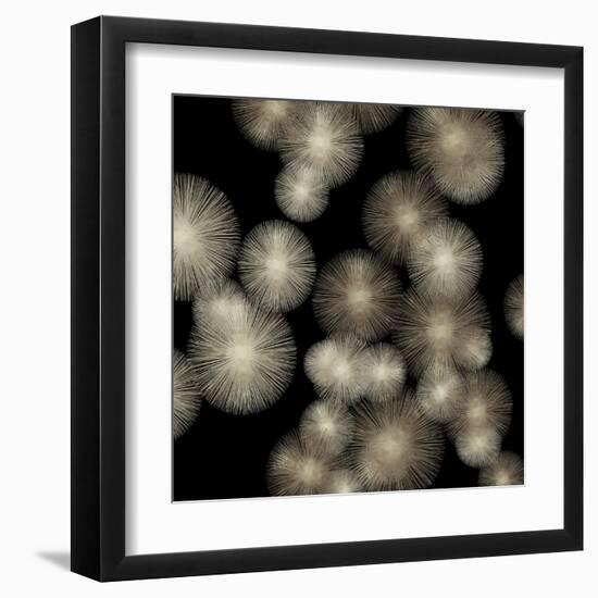 Pewter Sunbursts-Abby Young-Framed Art Print